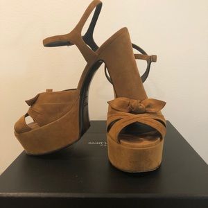 Gently Loved Saint Laurent Platforms.